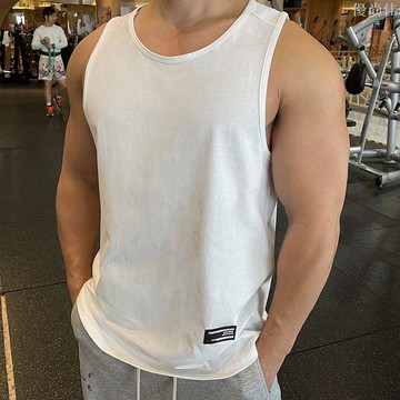 夏季無袖T恤男籃球運動背心新款坎肩輕盈透氣健身上衣寬松潮流