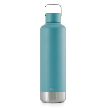 eQUa THERMO TIMELESS BOTTLE 緩時光雙層保溫瓶  水漾藍  1L  1個