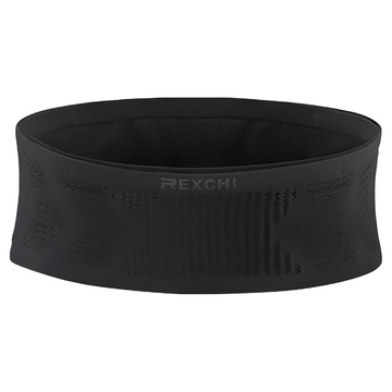 城市漫遊 隱形腰包(C)L-黑色，29%萊卡+70%尼龍+1%絲編