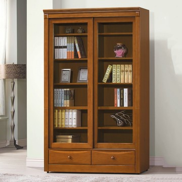 MUNA家居   查克斯4尺下抽推門書櫃(F03-18)   121.3X44.5X197.5cm