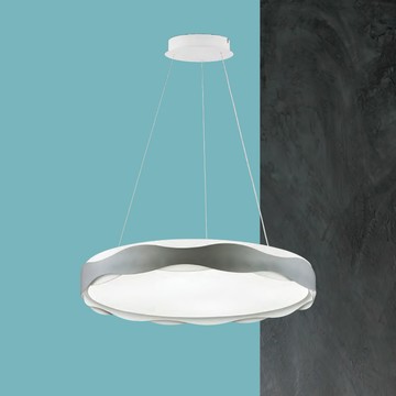 鐵藝線割烤漆三色變光吊燈 F85-09-K1133 (55W)