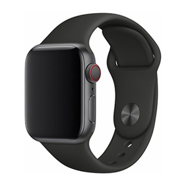 DEVIA Apple Watch 矽膠錶帶42/44/45/46/49mm共用款-黑色