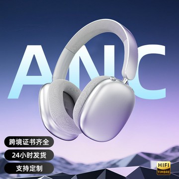2025新款頭戴式耳機ANC主動降噪超長續航無線藍牙耳機適用蘋果【北歐家居生活】
