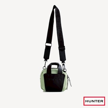 HUNTER -REFINED粗針縫帆布小方包-果綠