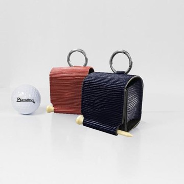 韓版新款高爾夫球腰掛式小腰包 PU高爾夫球皮套小球包