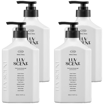 Luv Scent 香氛沐浴露 #102 White Shirts  500ml  4瓶