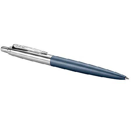 (Primrose Matte Blue) Parker Jotter XL Ballpoint Pen, Primrose Matte Blue, Chrome Trim, Medium Point, Blue Ink, Gift Box