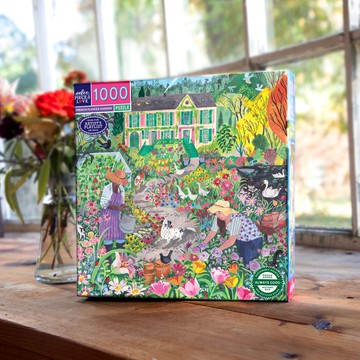 eeBoo 1000片拼圖 - French Flower Garden 法式花園