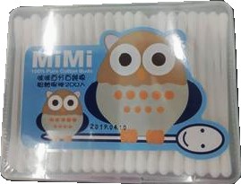 MiMi 咪咪 棉花棒  百分百純棉 200支 粗軸