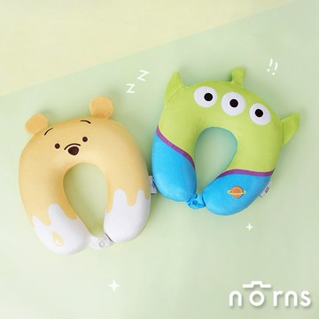 【Norns】迪士尼記憶U型枕-Norns Original Design 小熊維尼 三眼怪 記憶棉旅行頸枕
