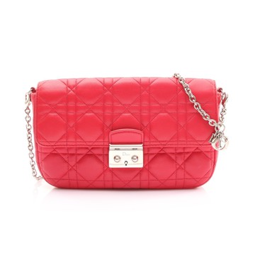 Dior 迪奧 粉紅色羊皮 Miss Dior Promenade poach 肩背包 【二手名牌BRAND OFF】