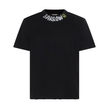 Barrow - Black Cotton Logo T-shirt