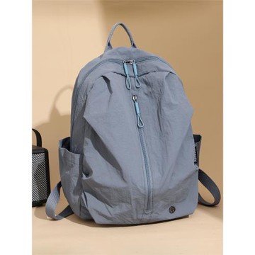 超輕便防水尼龍布雙肩包女戶外旅行登山大容量背包男旅游小背包