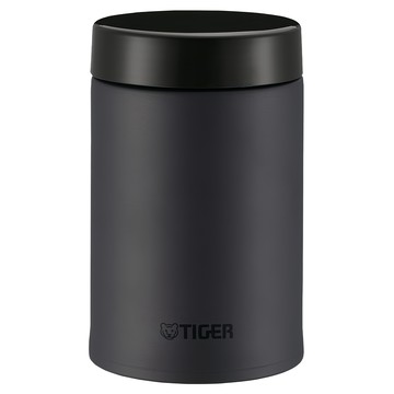 TIGER 虎牌 抗菌加工 保溫真空食物罐 7.8cm 廣口設計  犀牛灰  750ml  1個
