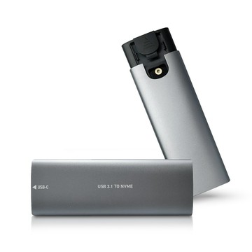 外接盒/備份/轉接 M.2 NVME SSD 固態硬碟外接盒(USB 3.1 Type-C) 快速簡易拆裝 免工具