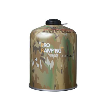 Pro Kamping 迷彩高山瓦斯罐 450g (PK-450)_3罐組