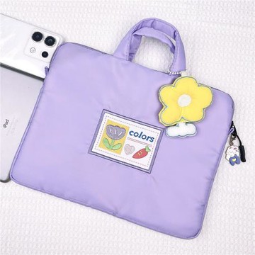 小眾設計可愛平板電腦包女手提保護包 適用于11寸iPad收納包斜挎