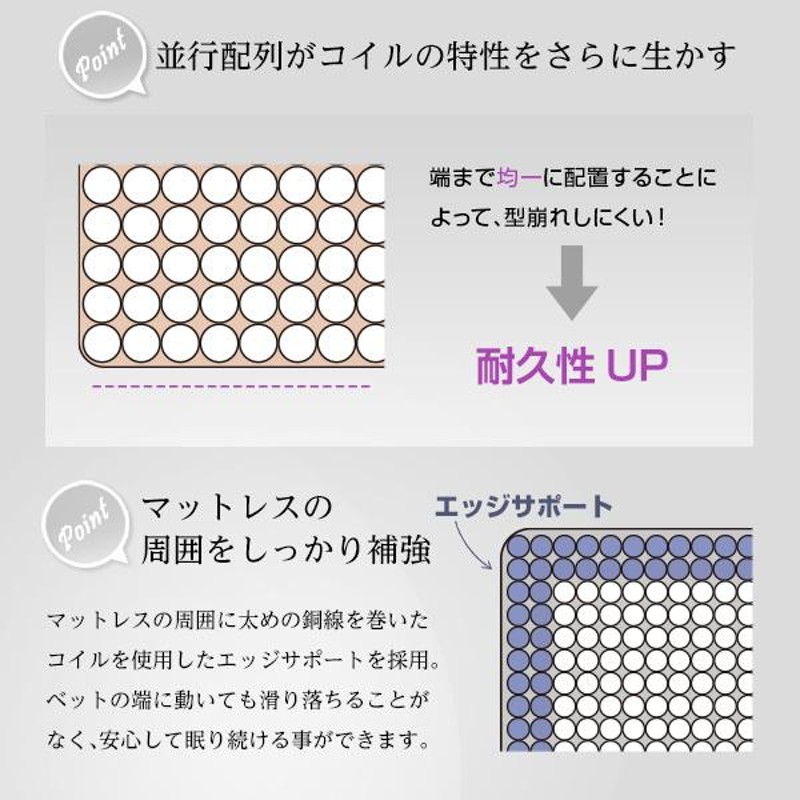 セミダブルベッド マットレス付き 安い 収納 ベッド セミダブル