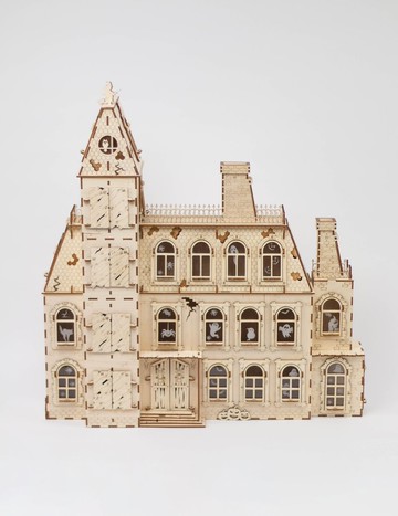 31 天的木製降臨節日曆 |萬聖節倒計時