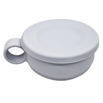 SiliPot 白金矽膠摺疊杯 - 耐冷耐熱 不含雙酚A 洗碗機適用  灰色  250ml  1個