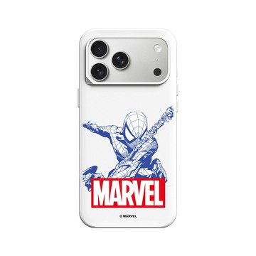 iPhone 17 Pro Max SolidX 白 - 迪士尼-漫威 Marvel - 蜘蛛人-漫威Logo版