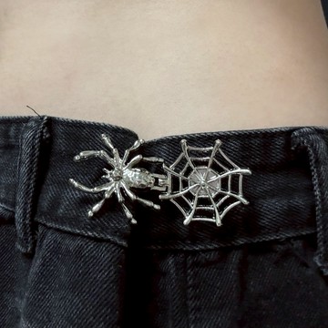 ☆LimeLight☆ 水鑽 星星 珍珠 愛心 蜘蛛網 收腰扣 收腰鈕扣 褲頭調節扣 褲頭調整扣 收腰神器 褲子鈕扣