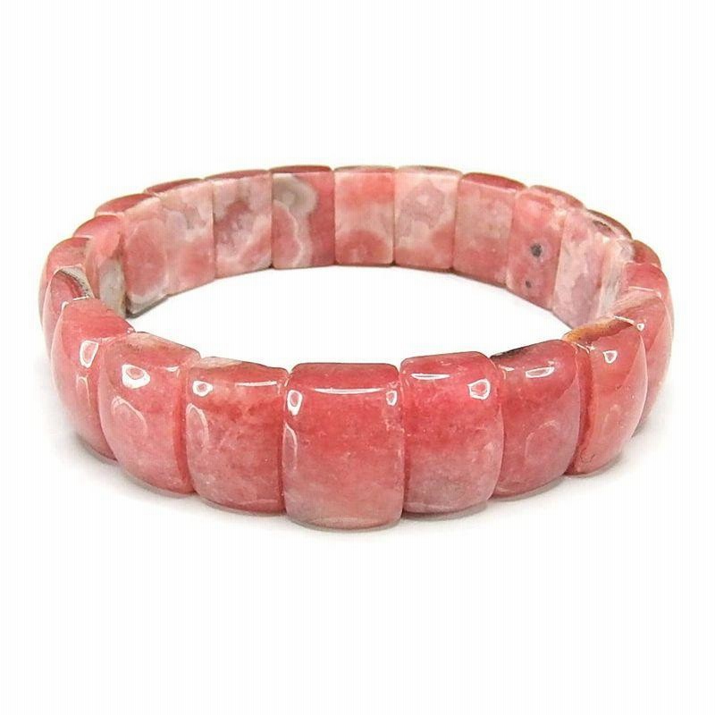 一点物アルゼンチン産インカローズバングルブレスレット逸品天然石
