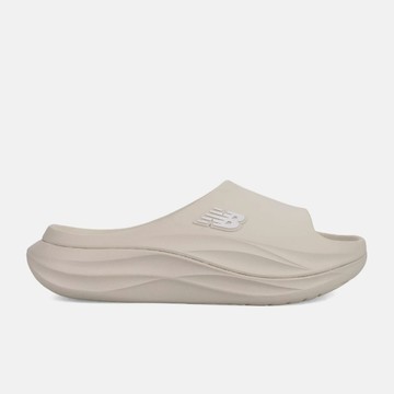 NEW BALANCE 運動拖鞋 EVA 緩衝墊 女款 米色 防水 厚底 舒適 W66509TG