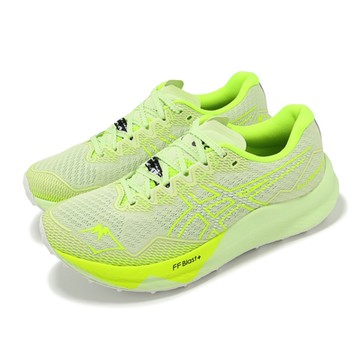 Asics 越野跑鞋 Fujispeed 3 女鞋 螢光綠 緩衝 碳板 回彈 運動鞋 亞瑟士 1012B689300