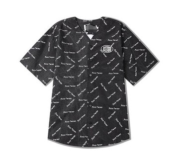 FINDSENSE H1夏季 新款 歐美街頭 薄款 復古 嘻哈  時尚 個性  棒球襯衫 短袖 襯衣 潮男 上衣