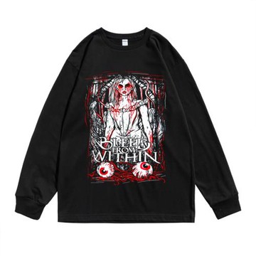 歐美硬核搖滾金屬Bleed from Within從內部出血樂隊印花長袖T恤