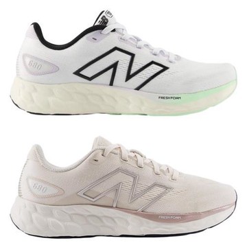 New Balance 680 V8 慢跑鞋 女鞋 寬楦 灰紫綠/米杏 W680CW8-D/W680CD8-D