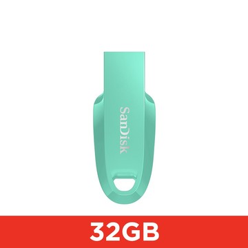 【SanDisk】CZ550 32GB Ultra Curve USB 3.2 Gen 1 隨身碟-青蘋果綠
