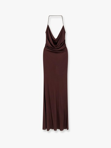 Red carpet jersey dress - ELISABETTA FRANCHI - gender_Woman