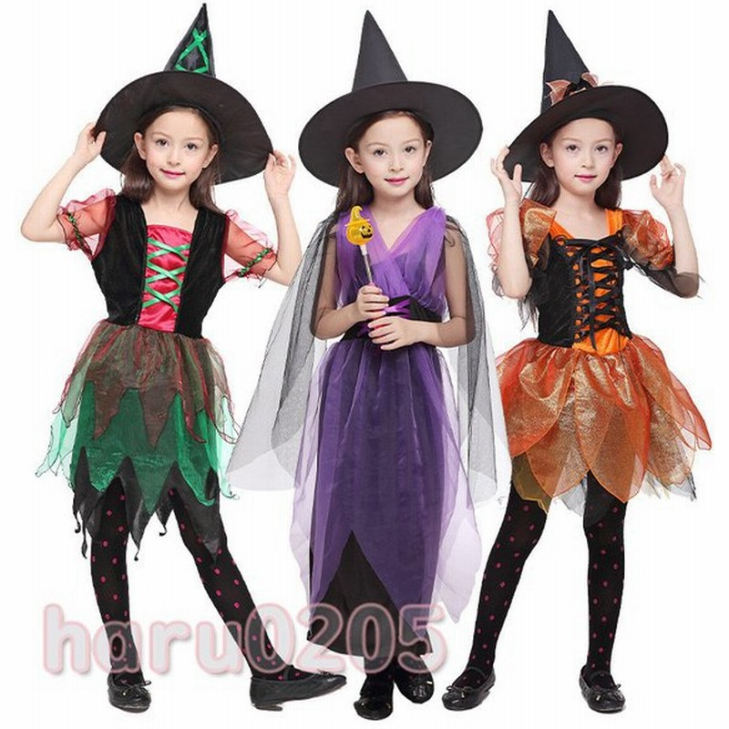 ハロウィン 衣装 女の子 魔女 子供 コスプレ 仮装 子供 コスチューム 変装 キッズ ドレス パーティー 頭飾り カボチャ 可愛い ワンピース 演出服 仮装 通販 Lineポイント最大get Lineショッピング