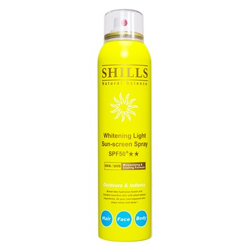 SHILLS 舒兒絲 很耐曬超清爽舒緩美白防曬冰鎮噴霧 SPF50+ ★★★  180ml  1件