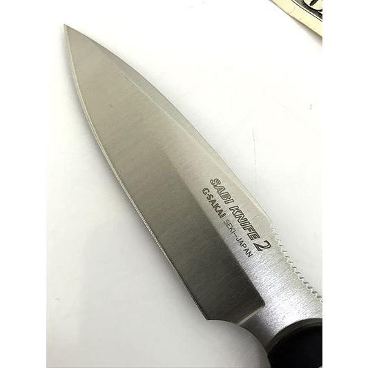 Gサカイ　サビナイフ2  NEW SABI KNIFE サバキ3寸　ザイテル　ブラック イエロー 関JAPAN　日本製