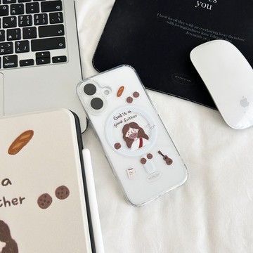 JIN CHA GOD-Magsafe磁吸手機殼 God is a good father耶穌手繪款