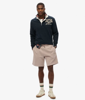 Superdry Men's Micro Logo Shorts Beige Size: S