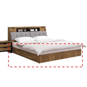 科隆6尺二抽收納床底