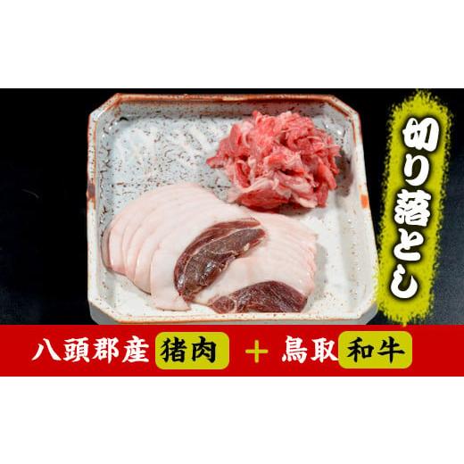 ふるさと納税 鳥取県 八頭町 八頭郡産猪肉・鳥取和牛 切り落としセット