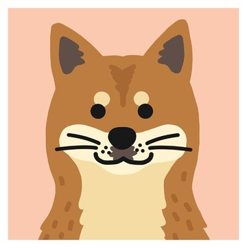 Artjoy DIY數字油畫 20 x 20 公分  1個  柴犬