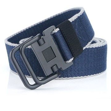 Laifuu拉福，雙羅尼龍帆布男腰帶皮帶