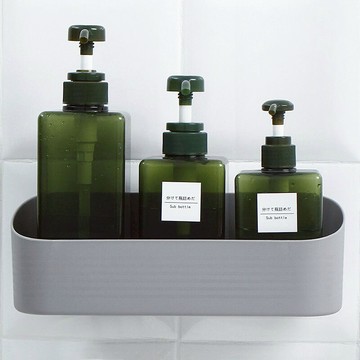 浴室置物架衛生間廁所收納架子洗漱臺吸盤免打孔壁掛式吸盤瀝水架