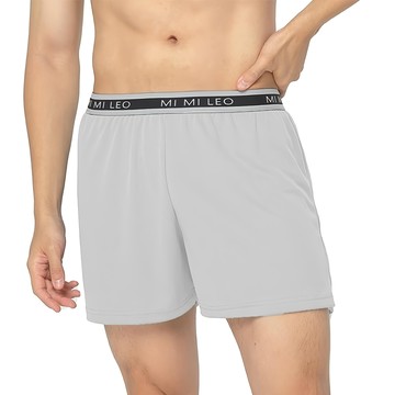 MI MI LEO 彈力織帶竹炭內褲  2XL  雲紗灰
