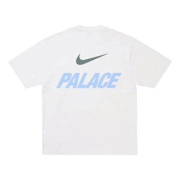 NIKE X PALACE FONT SWOOSH T-SHIRT WHITE