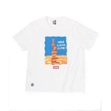 【CHUMS】女 Moab Classic Climb! 短袖上衣 白色-CH112364W001