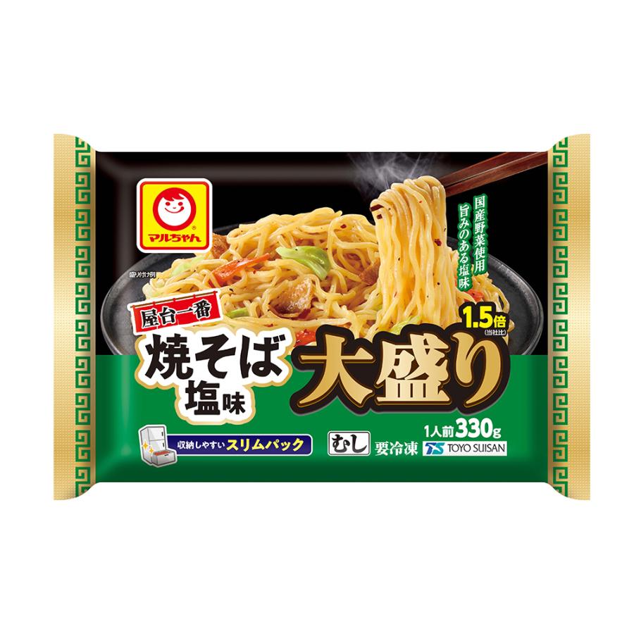 東洋水産 屋台一番 焼そば塩味 大盛り1.5倍 330g