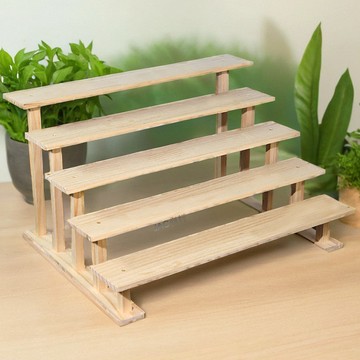 購滿99出貨 精選 實木室內多層實木客廳植物置物架綠蘿多肉花盆裝飾簡約多層階梯式
