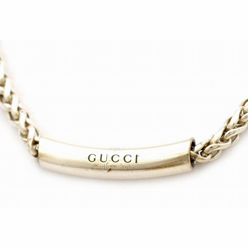 ジュエリー Gucci グッチ ロゴ チェーン ネックレス Sv925 シルバー U 通販 Lineポイント最大0 5 Get Lineショッピング